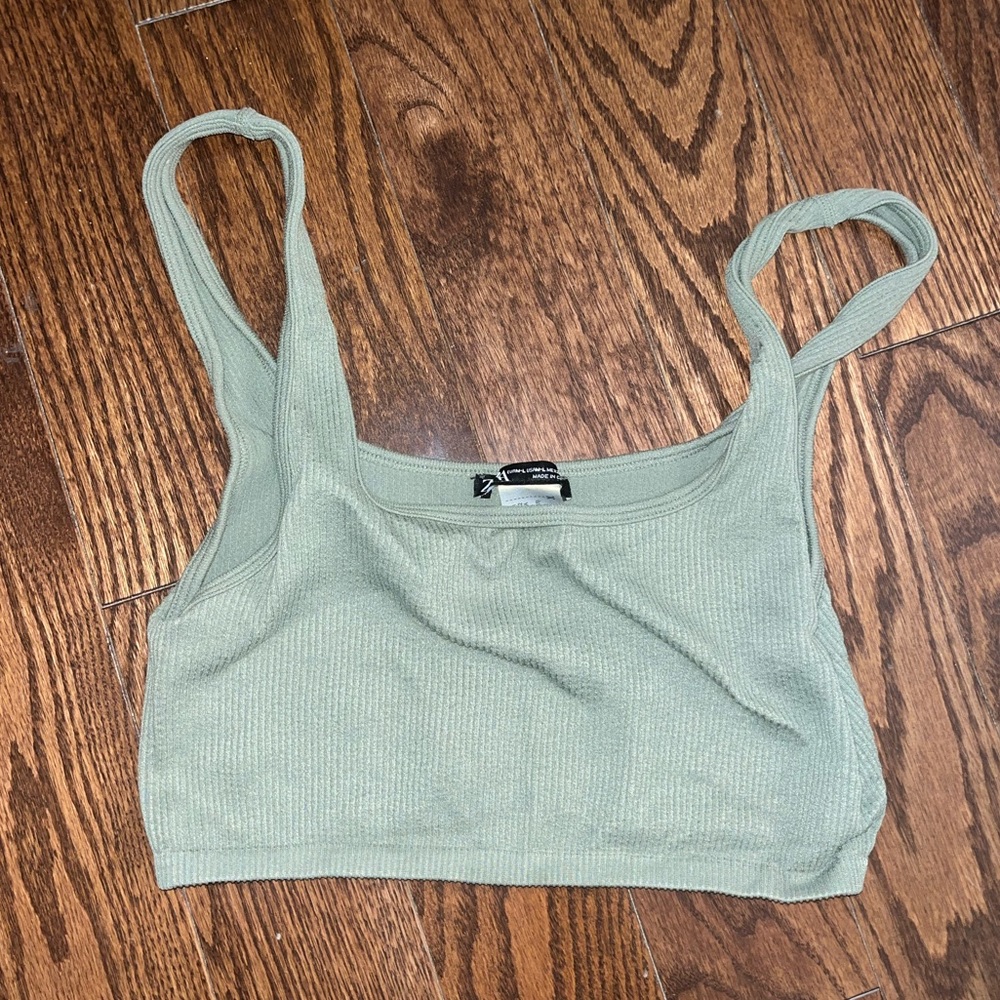 Zara Ribbed Crop Top